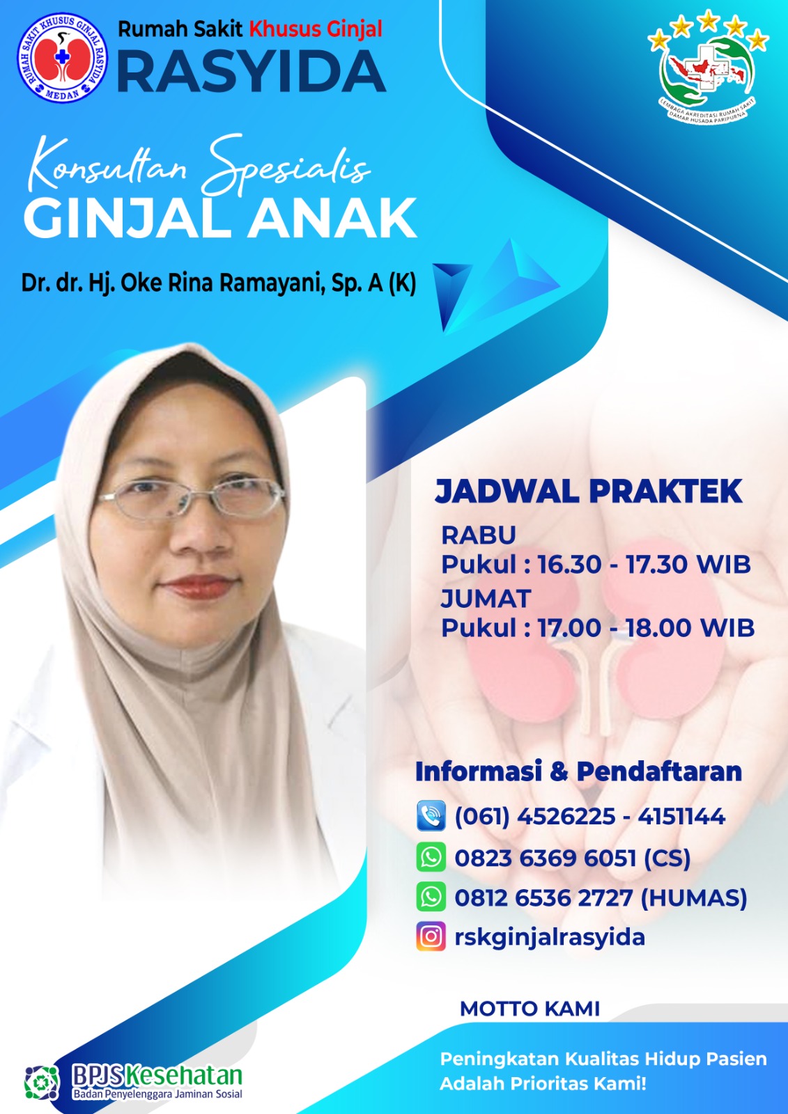 Dr. dr. Hj. Oke Rina Ramayani, Sp.A(K)