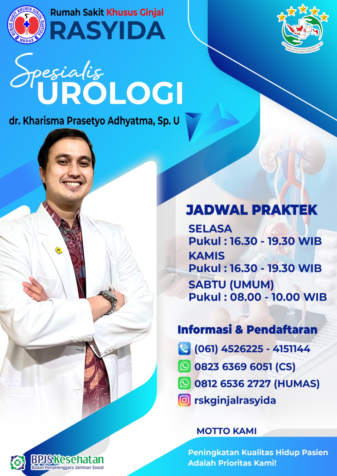 dr. Kharisma Prasetyo Adhyatma, Sp.U