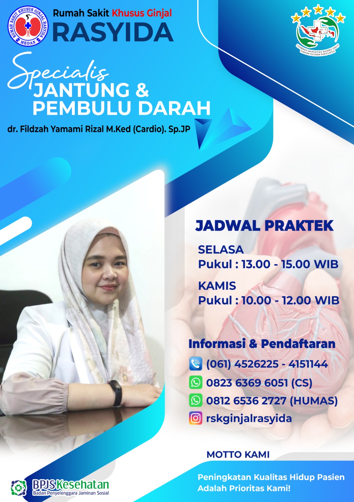 dr. Fildzah Yamami Rizal M.Ked (Cardio). Sp.JP
